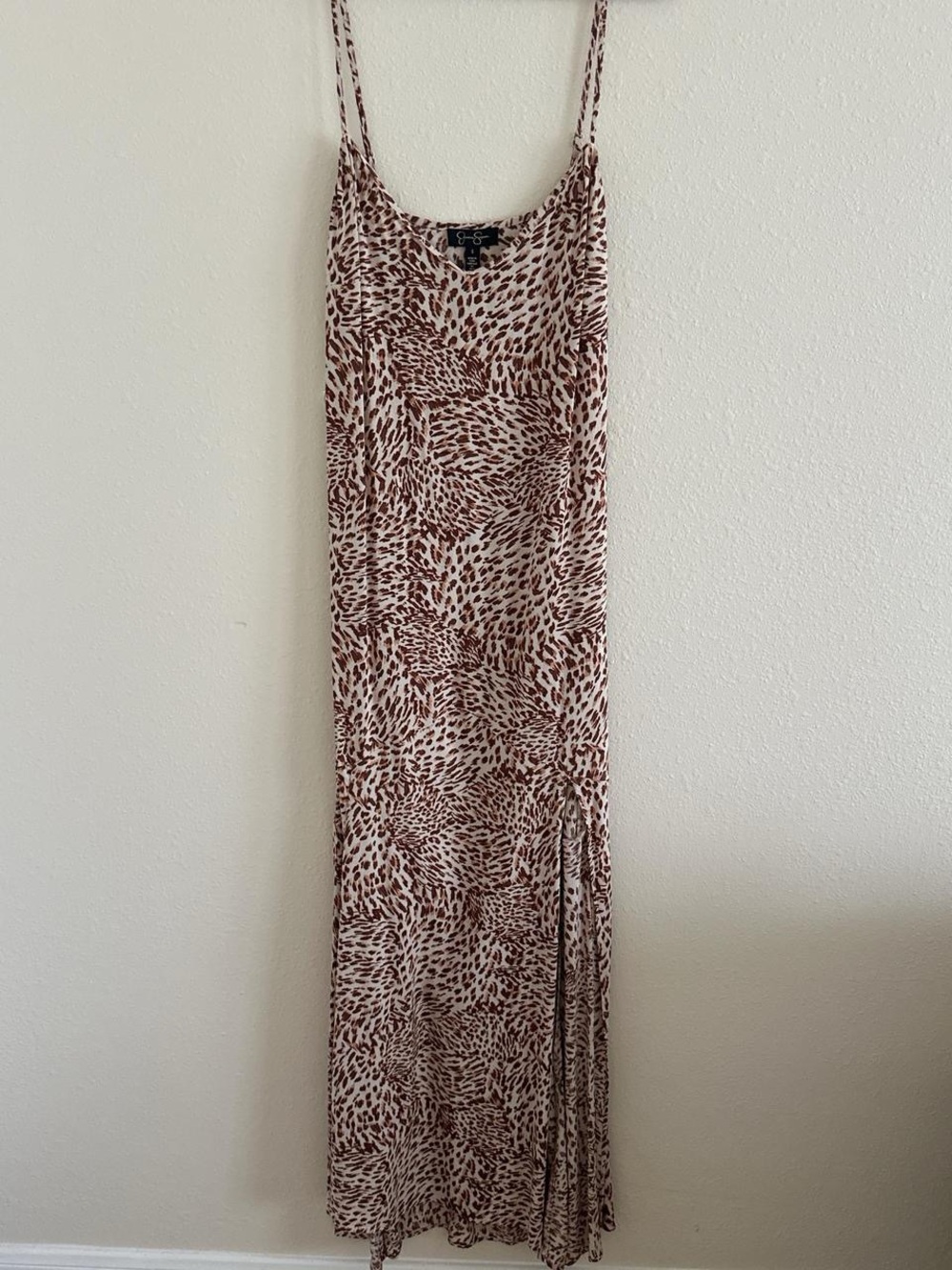 Jessica Simpson midi/Maxi leopard print dress